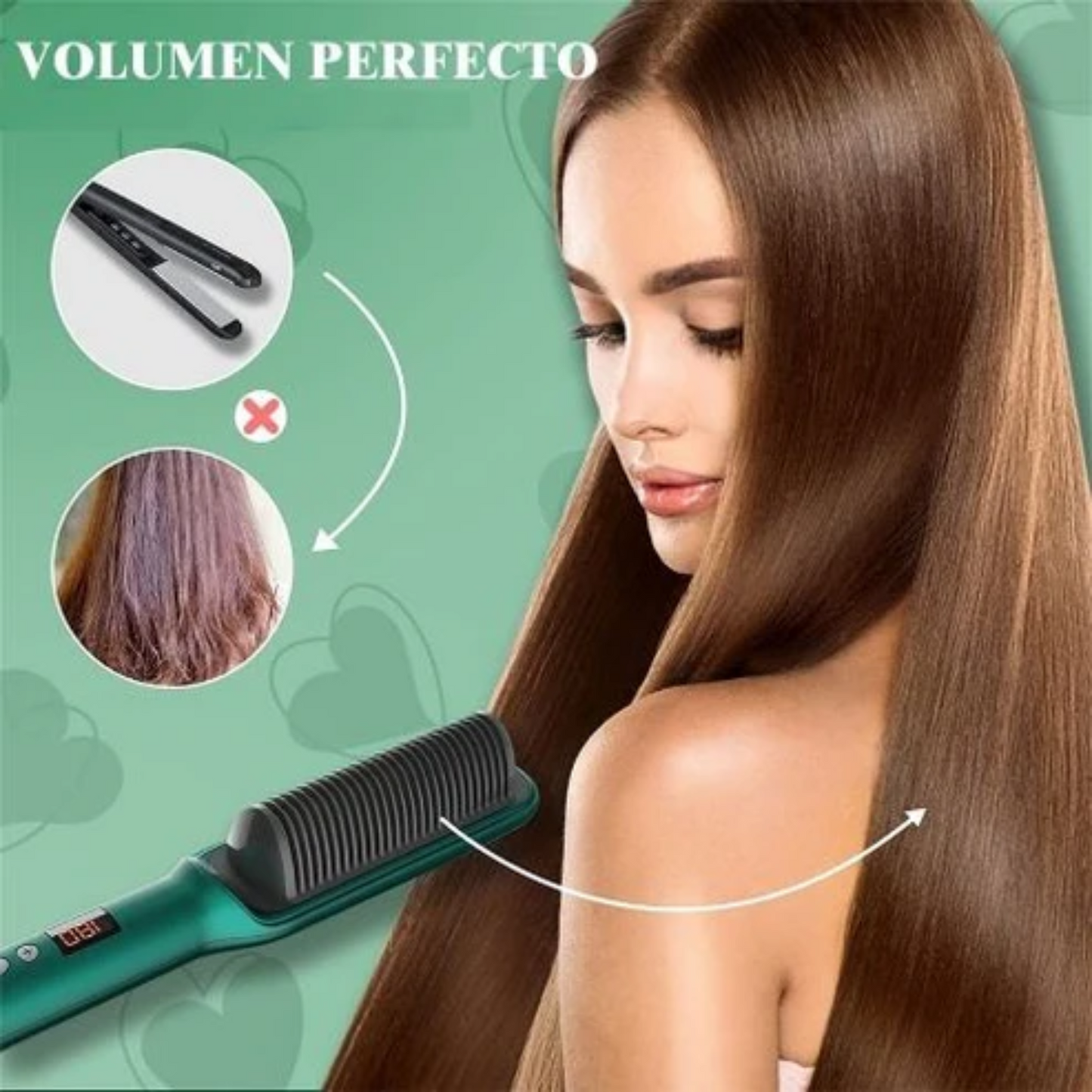 StyleEase 3 en 1 – Alisa y estiliza tu cabello en minutos, sin daño ni esfuerzo