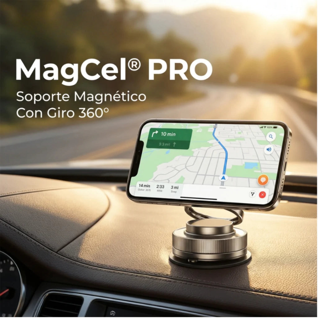Soporte Magnético Premium 360° – Tu Celular Seguro y a la Vista