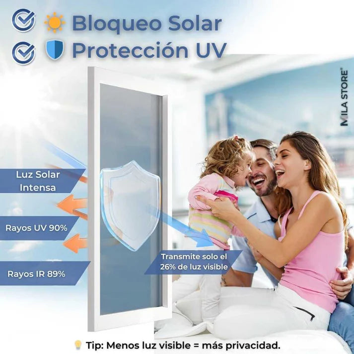 Vinil Anti-UV – Bloquea el Calor Y Obtén Privacidad