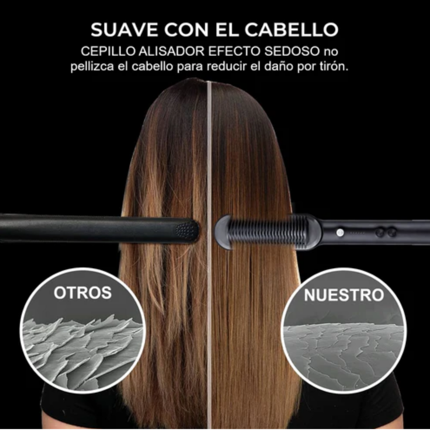 StyleEase 3 en 1 – Alisa y estiliza tu cabello en minutos, sin daño ni esfuerzo
