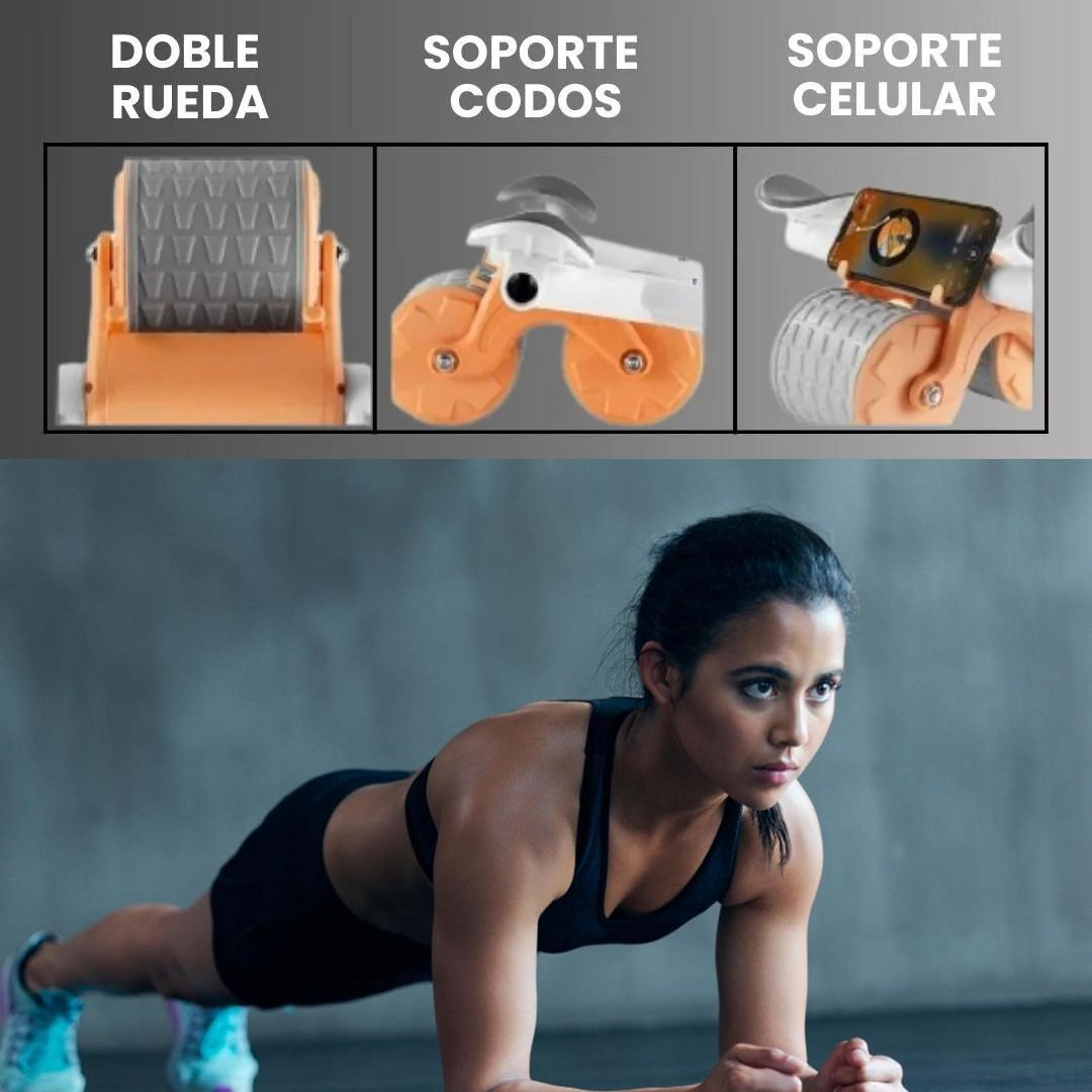 Rodillo Fit Rebound - Marca Tu Abdomen Rápidamente Desde Casa