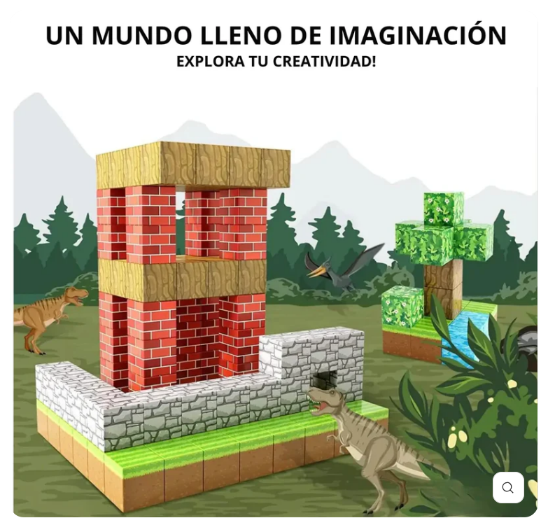 BlockCraft 75 pzs – Regálales un mundo de bloques ¡Pero en la vida real!