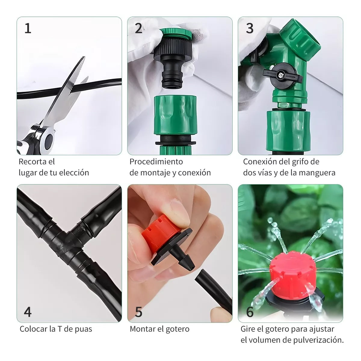 AquaControl Drip Kit - Instala en minutos y olvídate de regar a ojo