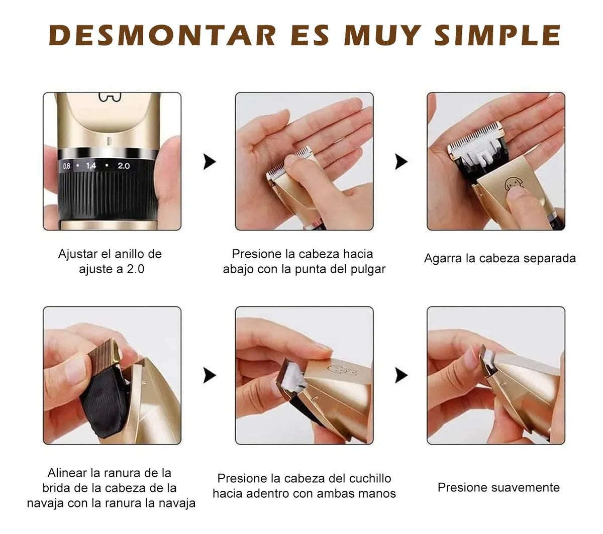 PerfectPet Trim - Set profesional en casa sin estrés