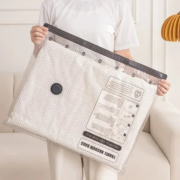 Pack bomba al vacío + 3 bolsas - Comprime hasta el 80% al instante