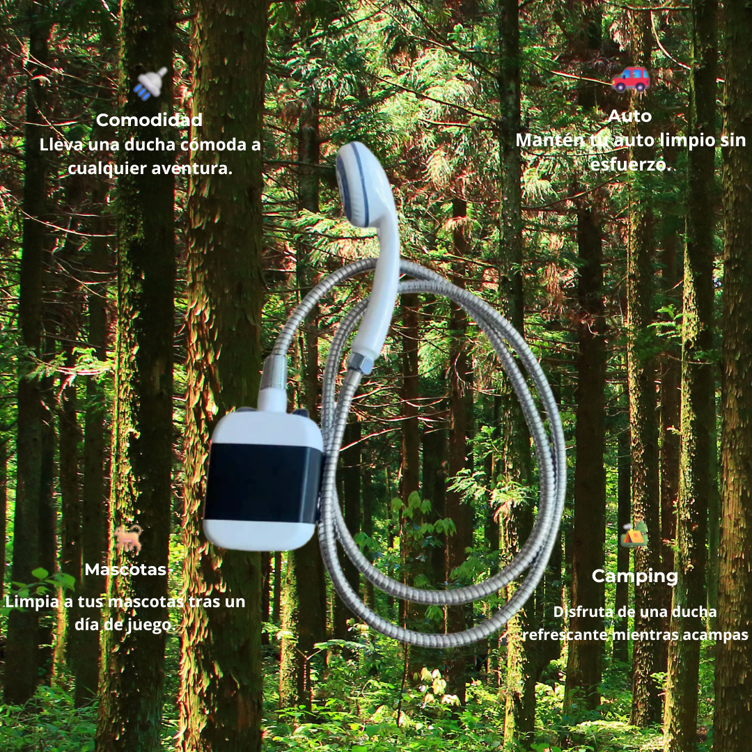 Ducha Compacta Explorer - Comodidad en Cualquier Aventura