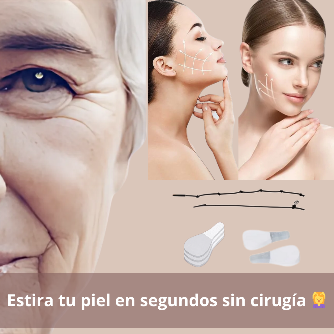 FaceLift Tape – Reafirma tu rostro al instante, sin cirugía ni dolor