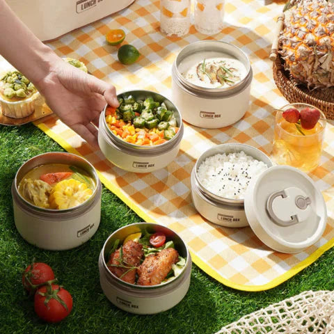 LunchBox 2pcs (1000ml) - Lleva un almuerzo completo en un solo set