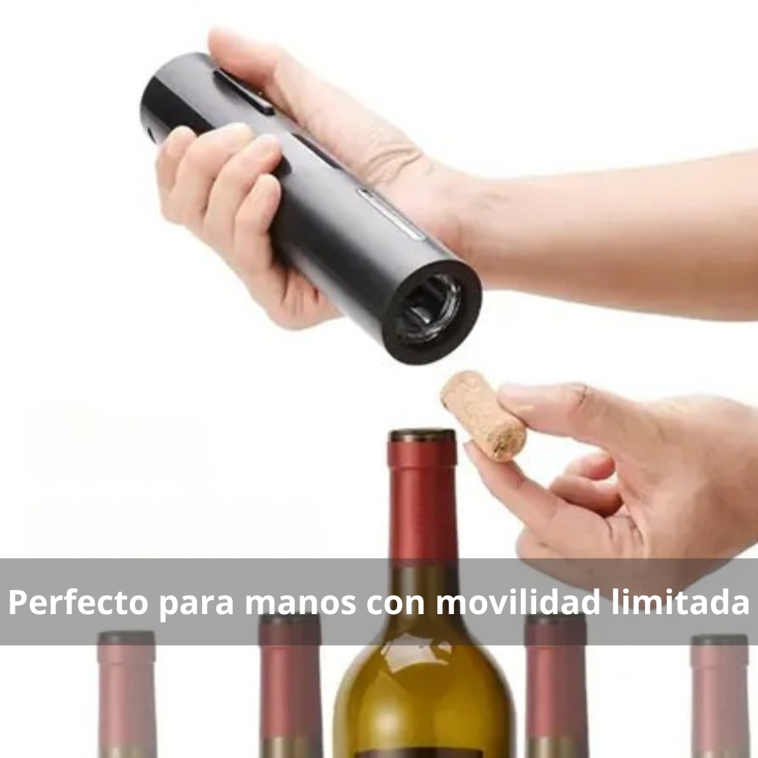 Sacacorchos Eléctrico Elite - Abrebotellas sin esfuerzo y con estilo