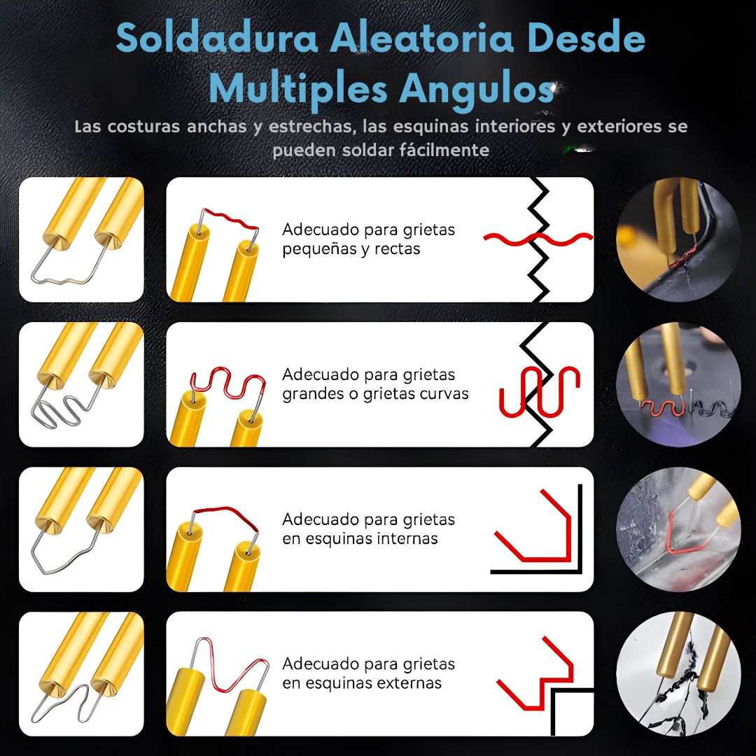 WeldFix Kit - Repara plásticos rotos en segundos, sin taller