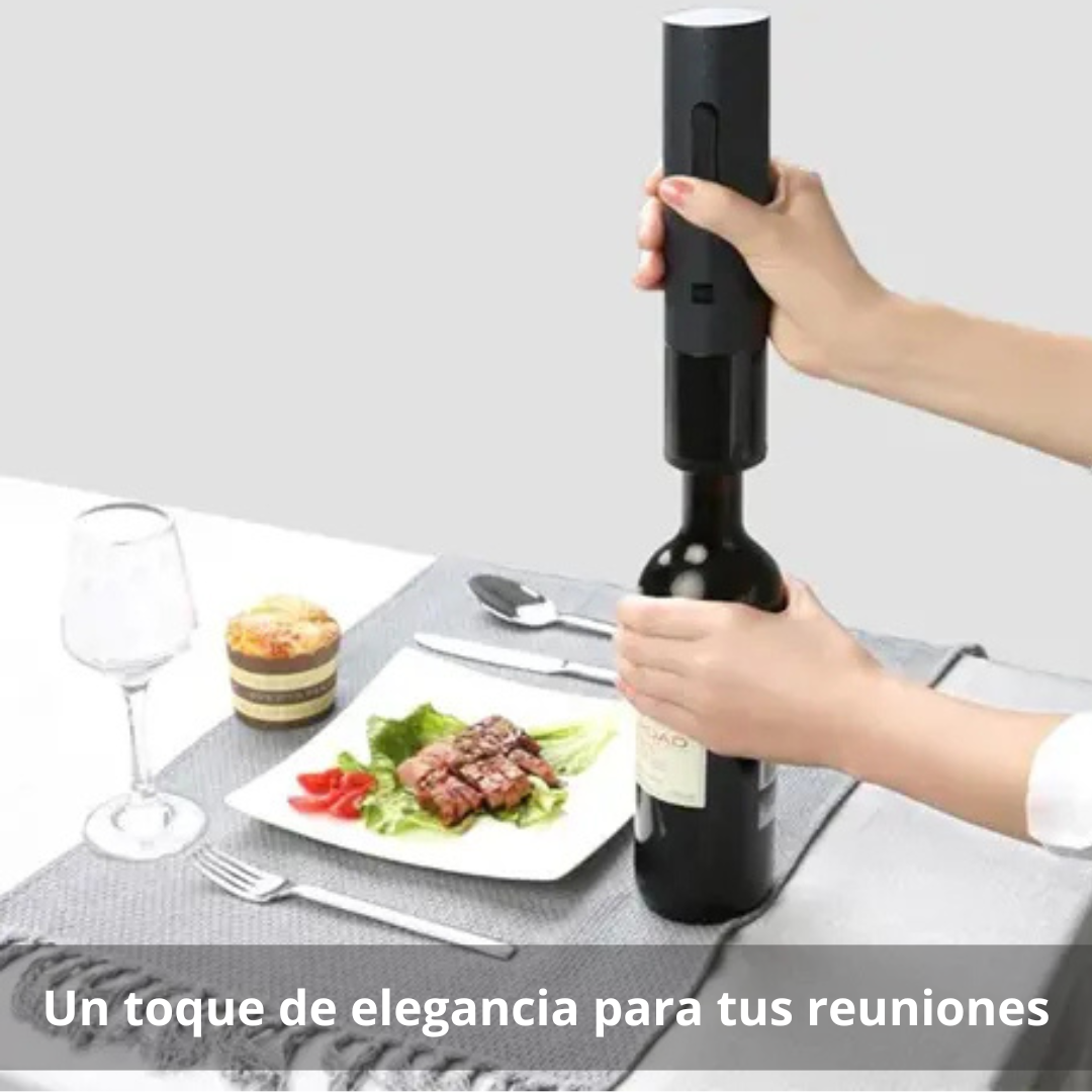 Sacacorchos Eléctrico Elite - Abrebotellas sin esfuerzo y con estilo