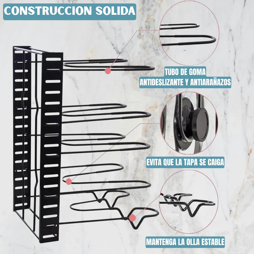 Organizador de Ollas - Más espacio, Menos Desorden