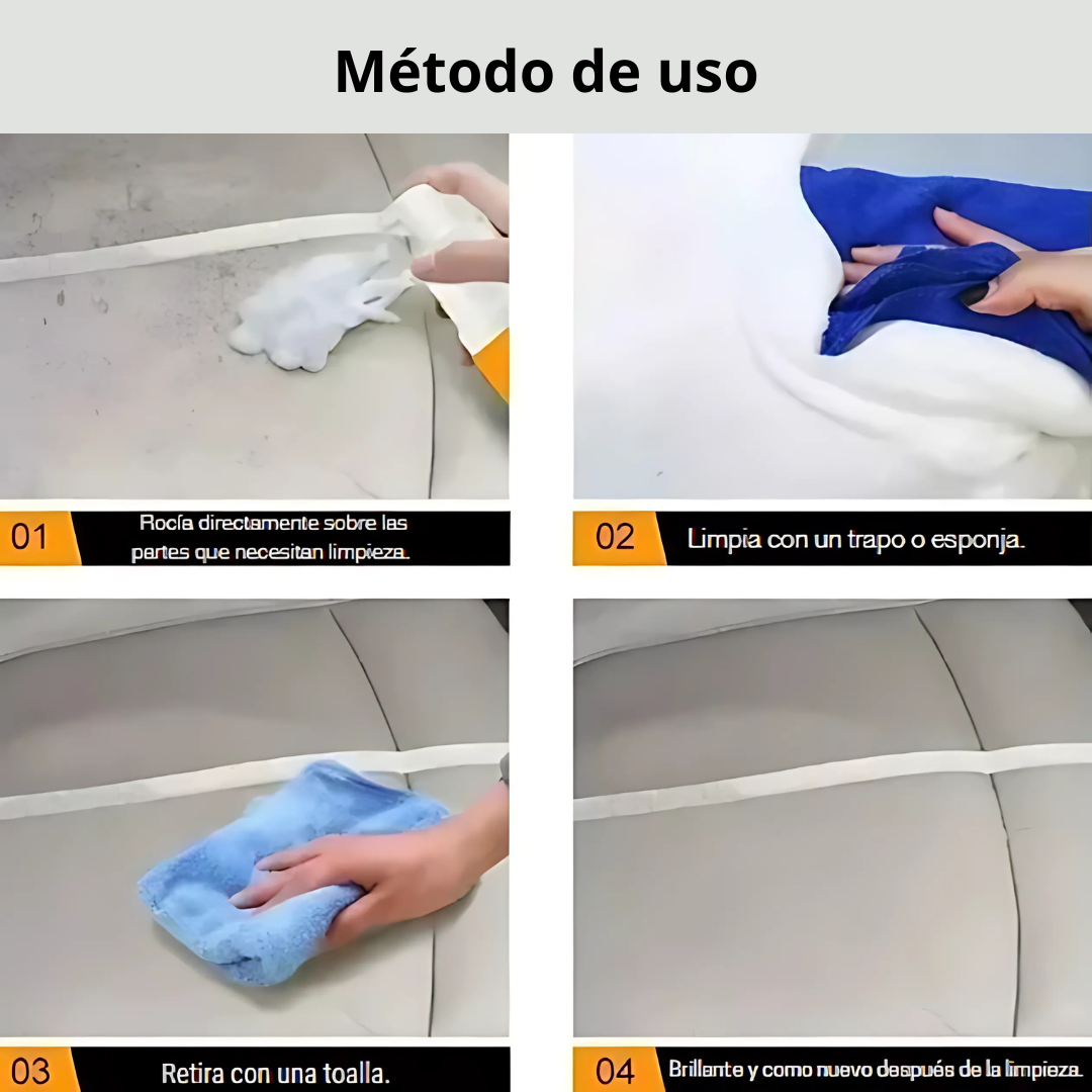 2x1 FoamClean Pro - Limpieza profunda y rápida sin dañar tus telas