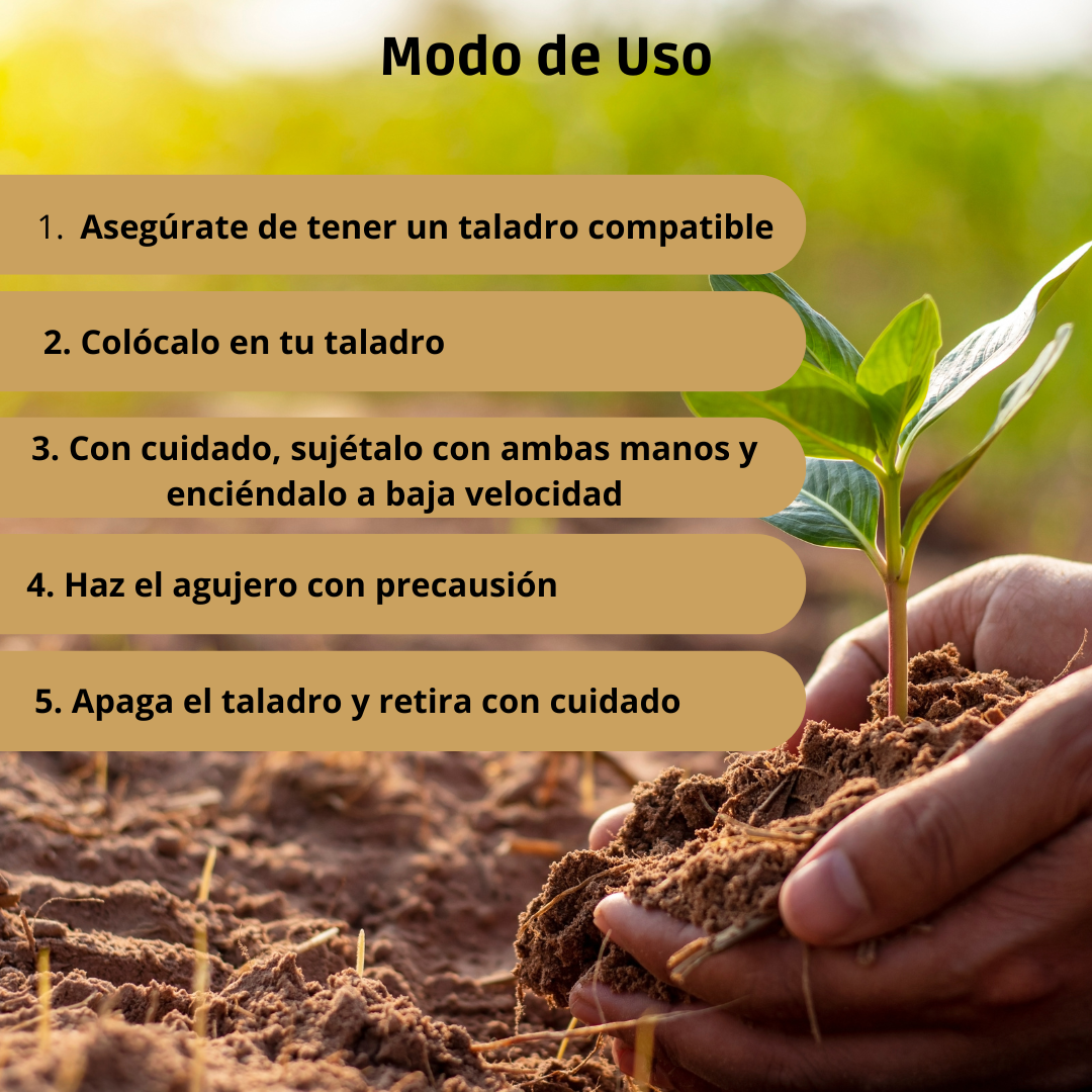 BrocaTurbo Pro – Ahorra tiempo y esfuerzo al plantar