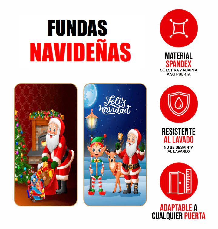 Funda Mágica Navideña – Transforma tu entrada en segundos