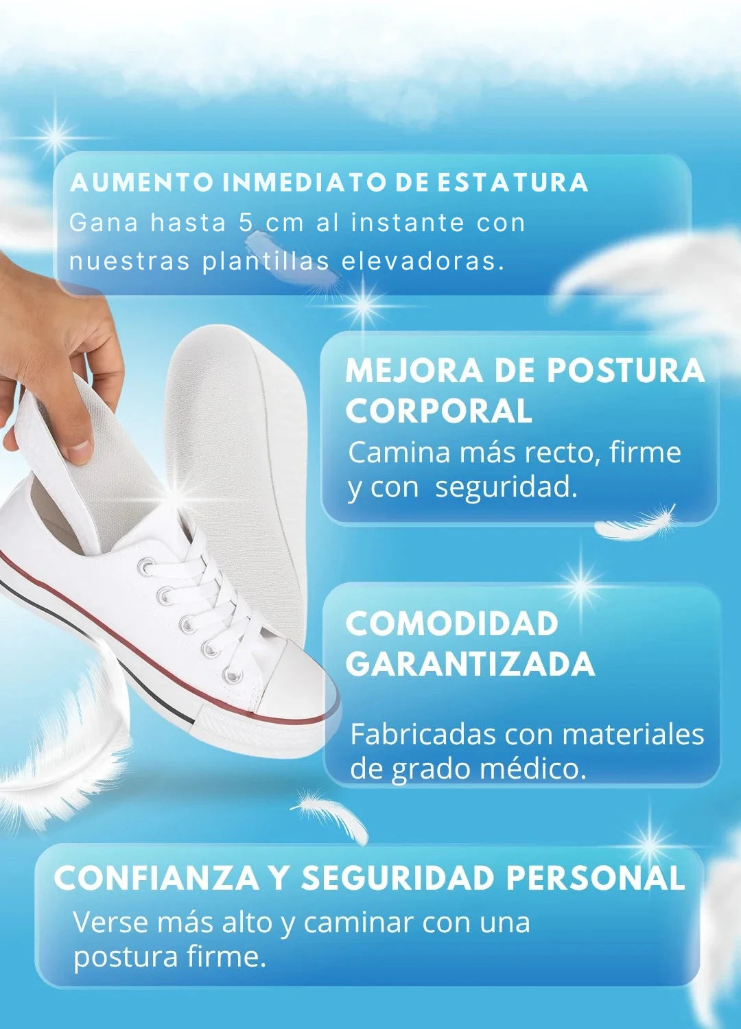 highpads™ – Aumenta tu estatura con total discreción y comodidad