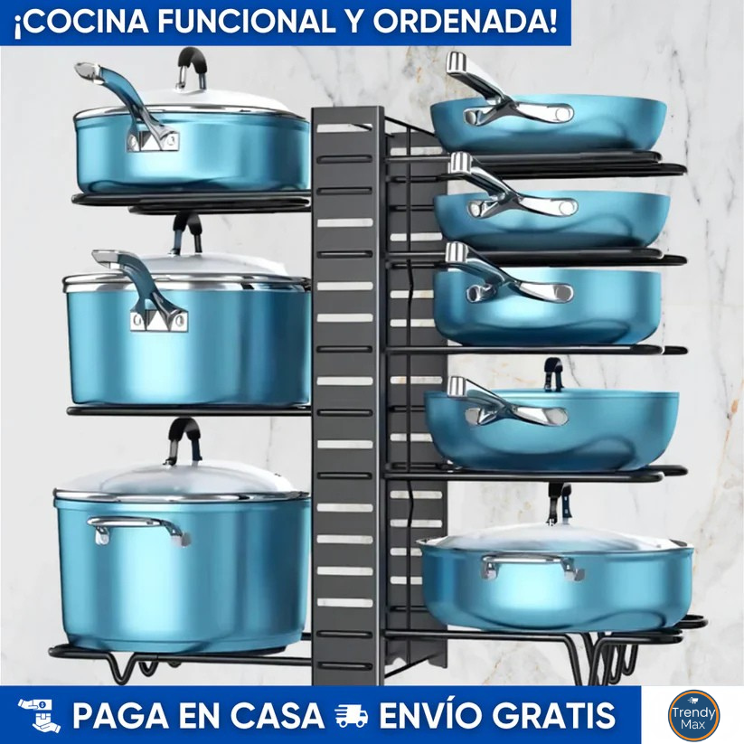 Organizador de Ollas - Más espacio, Menos Desorden