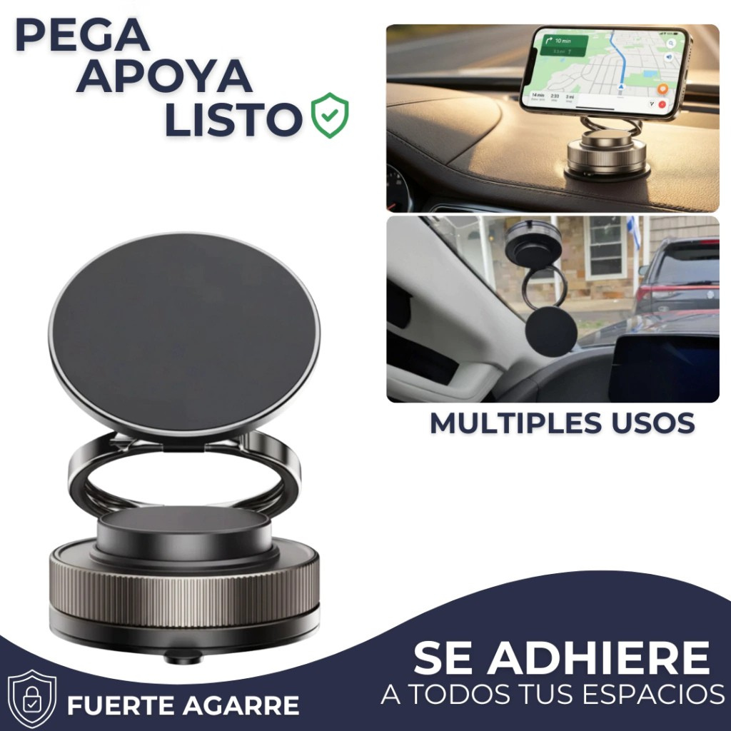 Soporte Magnético Premium 360° – Tu Celular Seguro y a la Vista