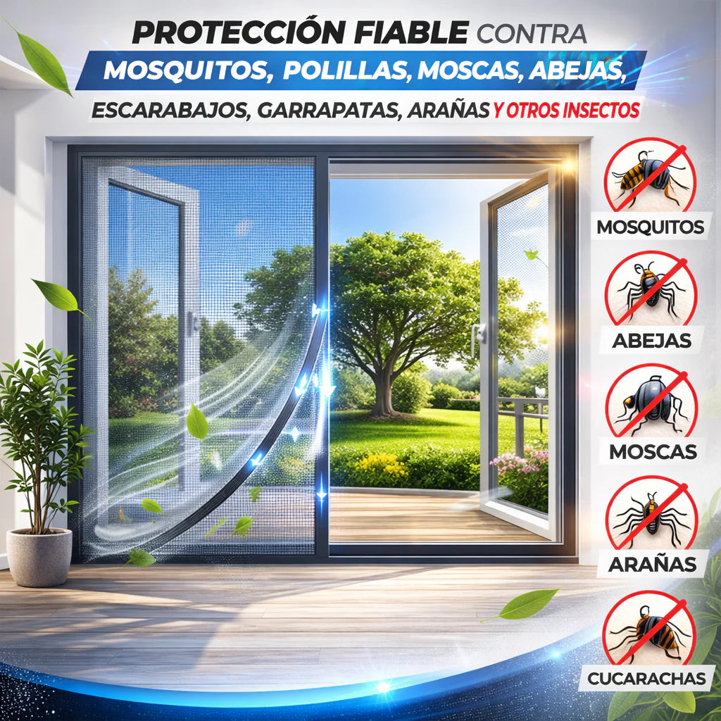 MeshGuard - Sin insectos, con ventilación todo el año