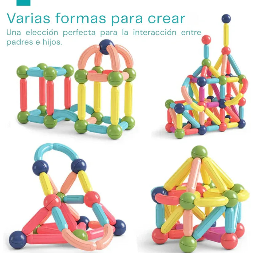 CreaMinds™ 42 pzs – Juega, aprende y construye sin pantallas