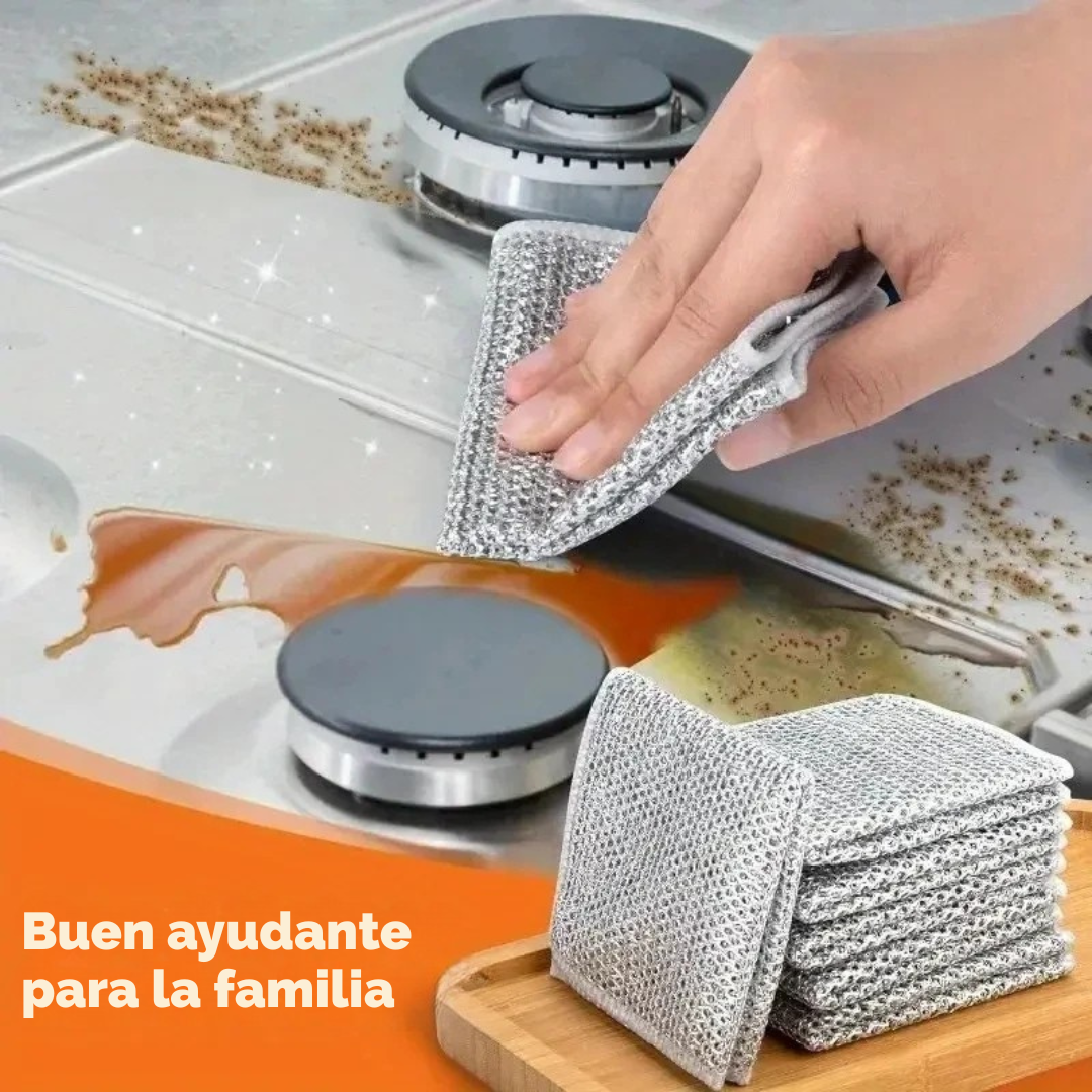 Set 10 paños BrilloMax – Limpieza profunda sin esfuerzo en todo tu hogar