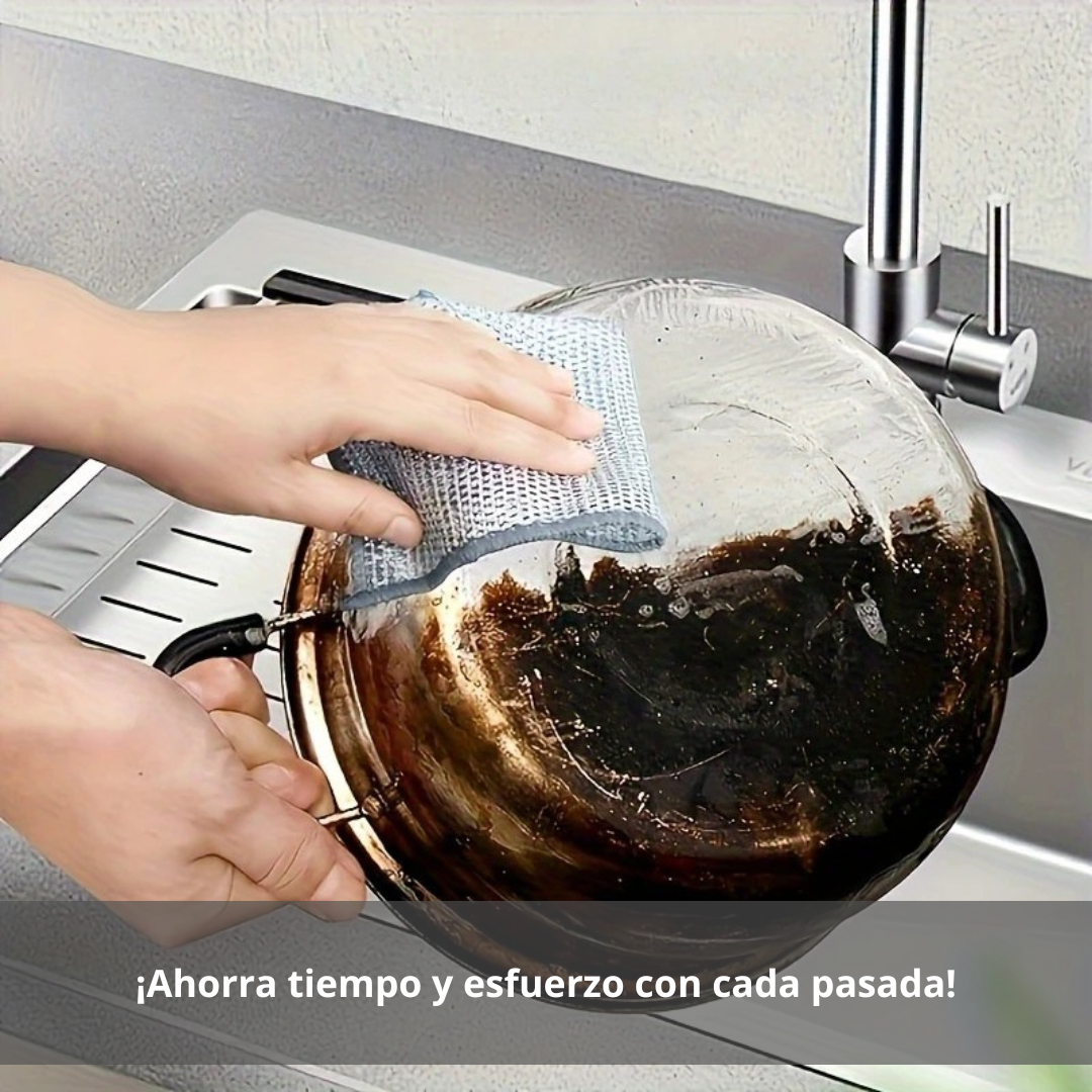 Set 10 paños BrilloMax – Limpieza profunda sin esfuerzo en todo tu hogar