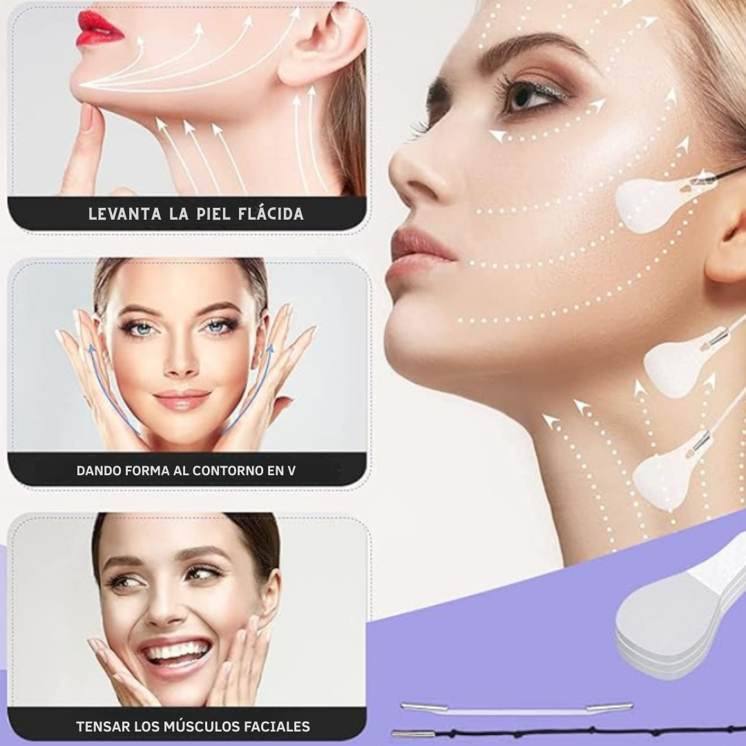 FaceLift Tape – Reafirma tu rostro al instante, sin cirugía ni dolor
