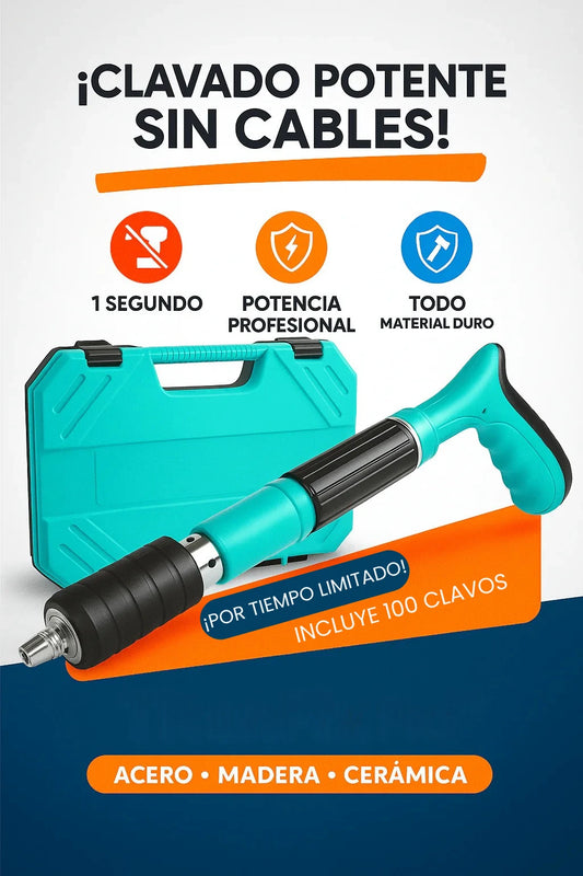 ClavoJet Pro – Clava en cualquier superficie sin esfuerzo ni cables