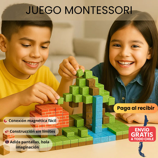 BlockCraft 75 pzs – Regálales un mundo de bloques ¡Pero en la vida real!