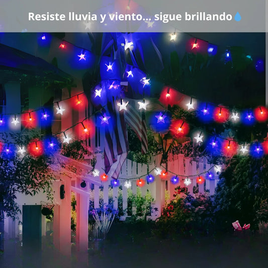 2x1 Luces Solares Tricolor – Decora con energía 100% gratuita