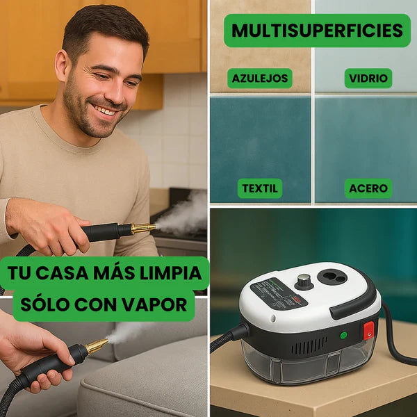 SteamElite 2500w- Higiene total para todo tu hogar