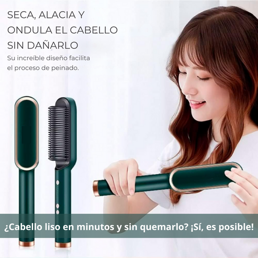 StyleEase 3 en 1 – Alisa y estiliza tu cabello en minutos, sin daño ni esfuerzo