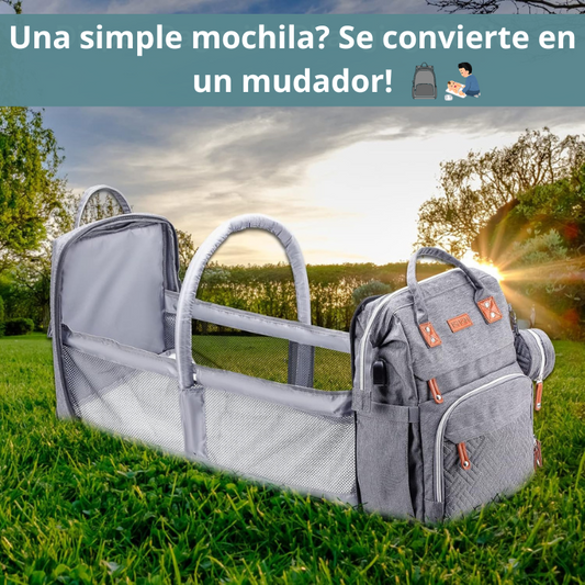 Mochila BabyPro – Transforma tu mochila en cuna y cambiador