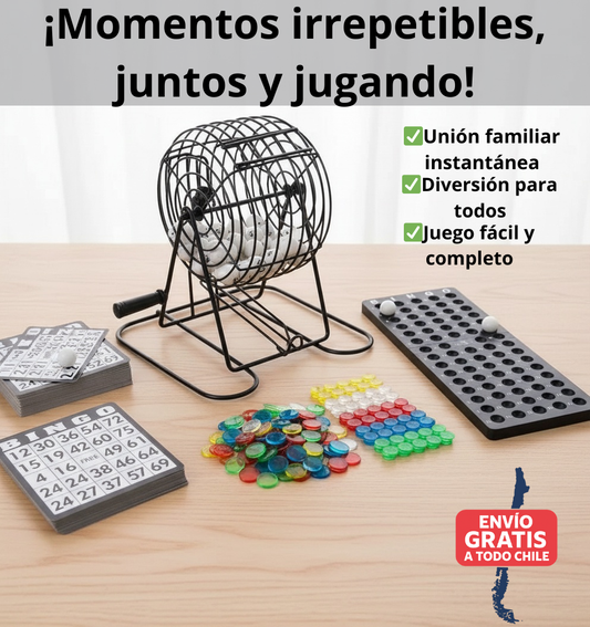 Bingo Familiar - Convierte cualquier reunión en una experiencia