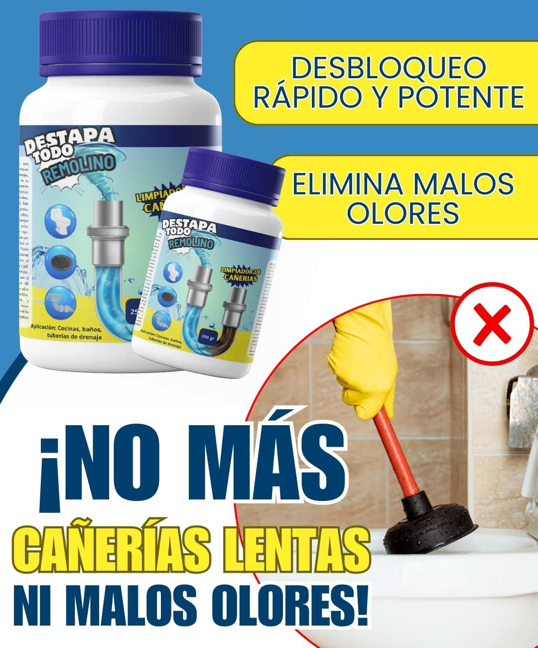 AquaFlow Pro - Elimina obstrucciones al instante