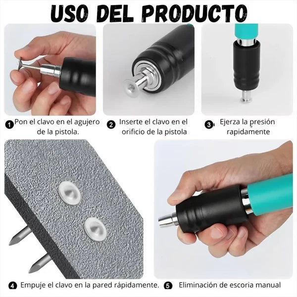 ClavoJet Pro – Clava en cualquier superficie sin esfuerzo ni cables