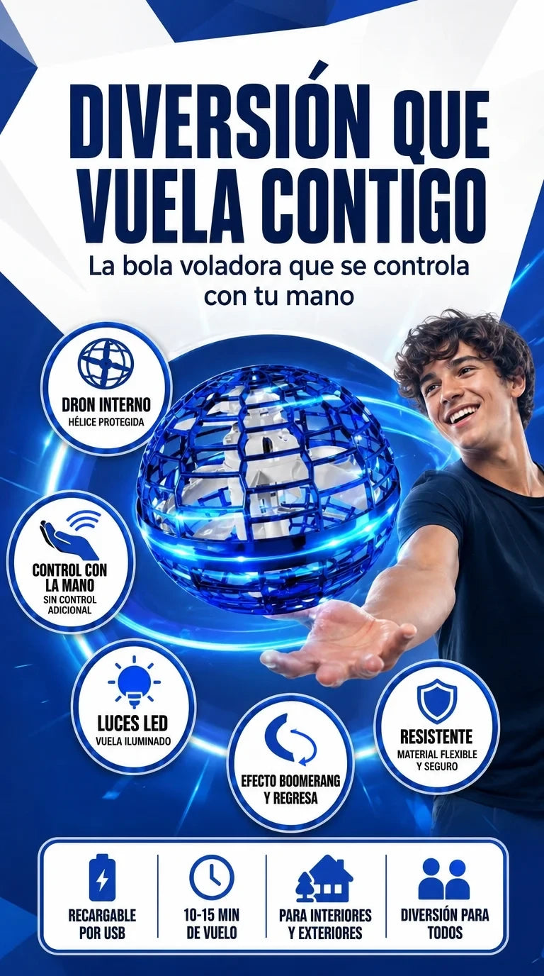 OrbiX - El juguete volador que nunca para